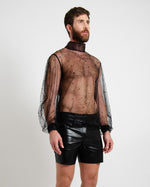 Load image into Gallery viewer, Second Skin Tee - Black Tulle
