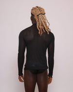 Load image into Gallery viewer, Second Skin Tee - Black Tulle
